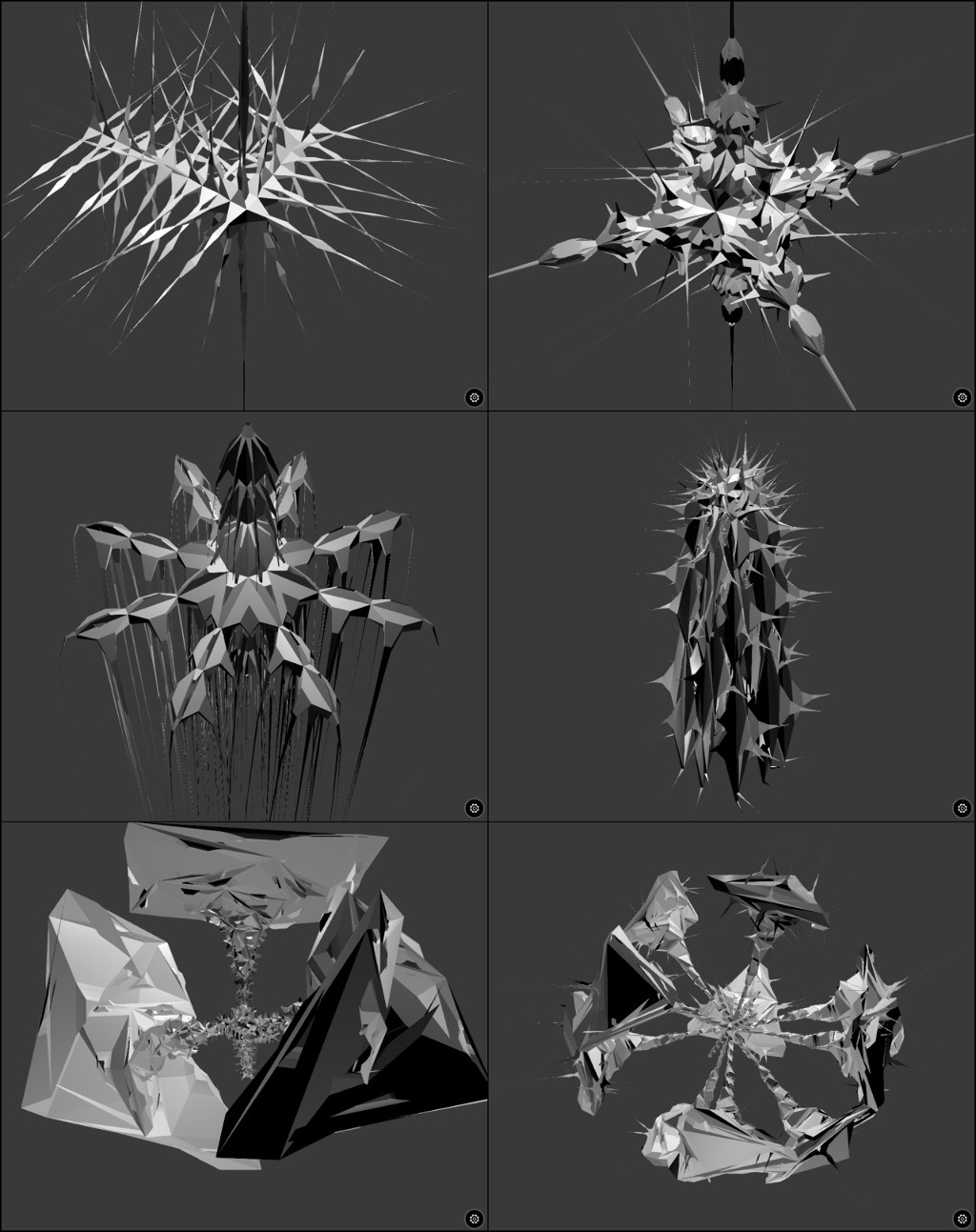 Generative meshes examples